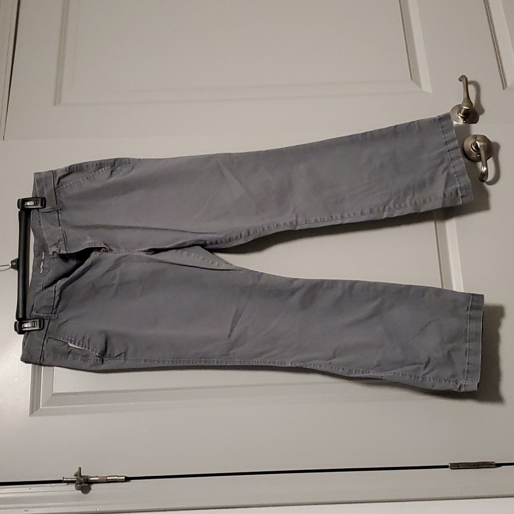 old navy khaki boot cut pants